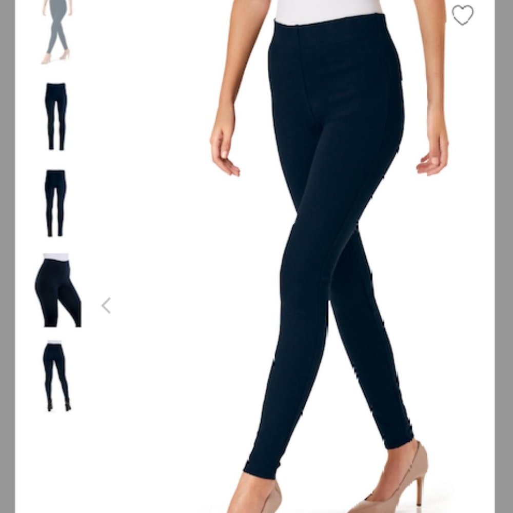 Boston Proper Navy Ponte Legging